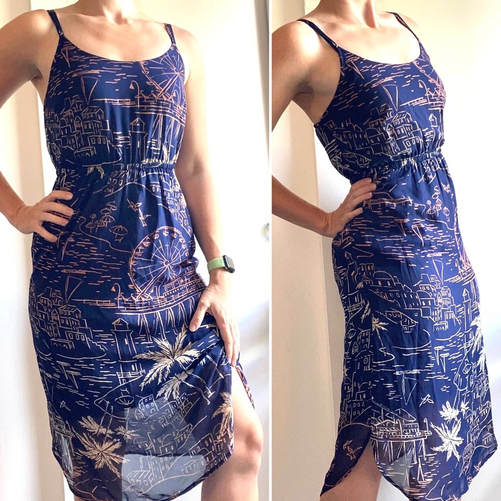 Old Navy Beach Boardwalk theme dress